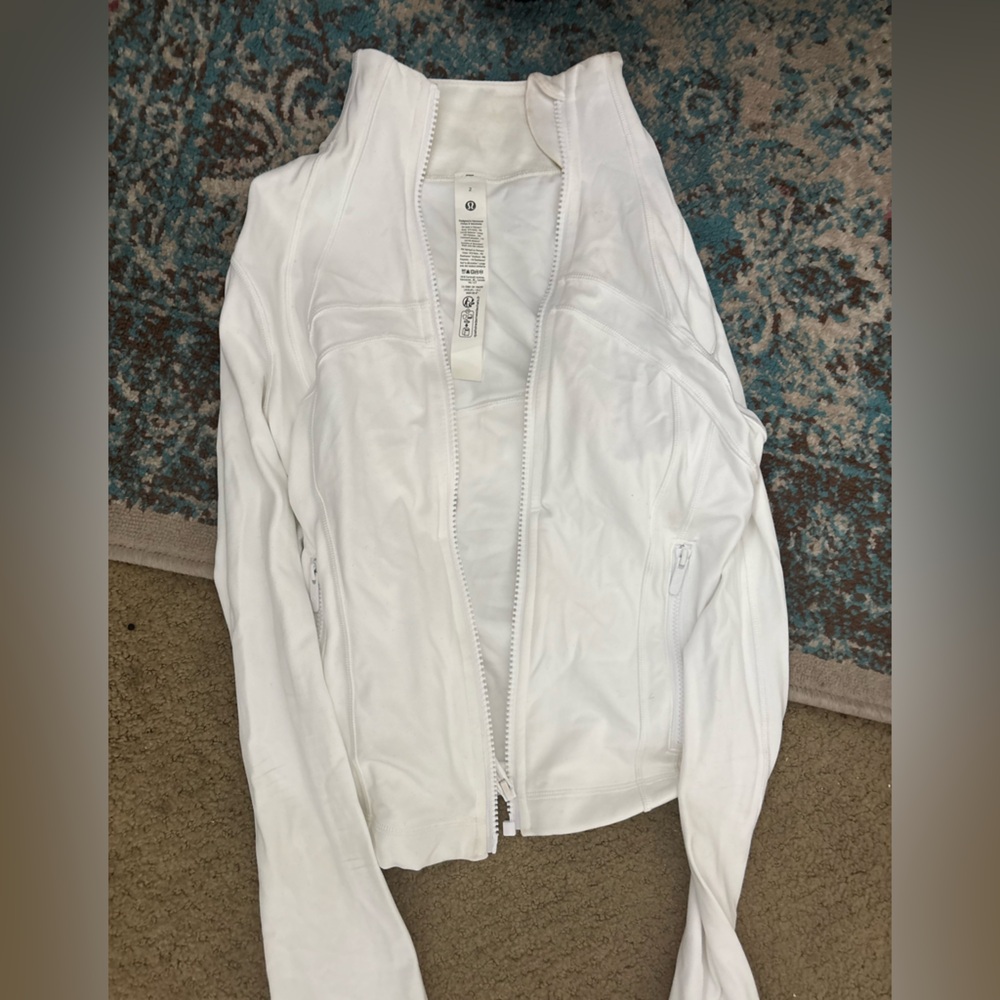 Lululemon white define jacket size s - Picture 2 of 2